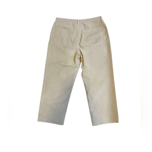 Universal Thread Tan Flare Wide-Leg Pants High-Waisted - Picture 3 of 8